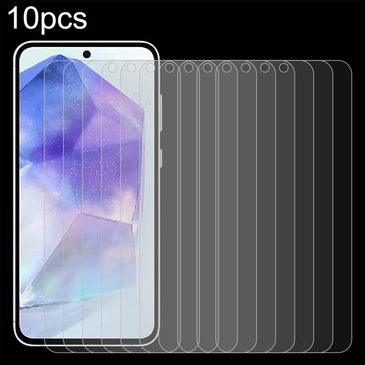 10pcs 0.18mm 9H 2.5D Tempered Glass Film, For Samsung Galaxy Quantum 5, For Samsung Galaxy Xcover 7 Pro, For Samsung Galaxy Xcover 7, For Samsung Galaxy Quantum4