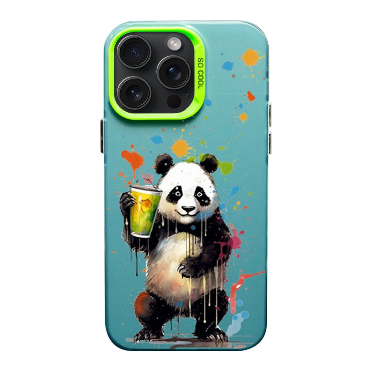 Color Ink Frosted PC+TPU Phone Case, For iPhone 15 Pro Max, For iPhone 15 Pro, For iPhone 15 Plus