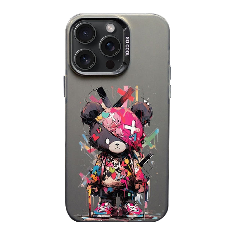 Color Ink Frosted PC+TPU Phone Case, For iPhone 15 Pro Max, For iPhone 15 Pro, For iPhone 15 Plus