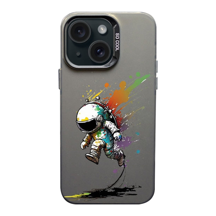 Color Ink Frosted PC+TPU Phone Case, For iPhone 15 Pro Max, For iPhone 15 Pro, For iPhone 15 Plus