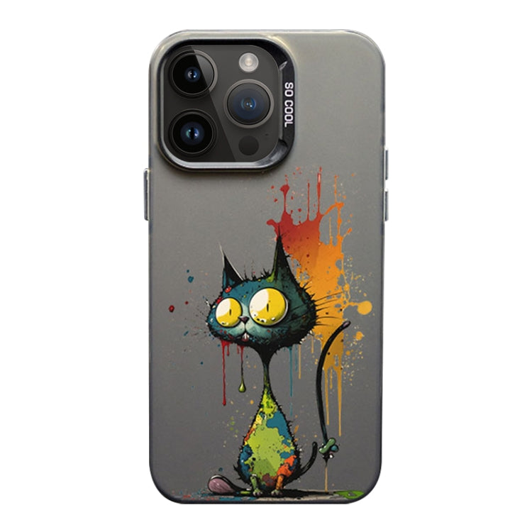Color Ink Frosted PC+TPU Phone Case, For iPhone 14 Pro, For iPhone 14 Pro Max, For iPhone 13 Pro Max
