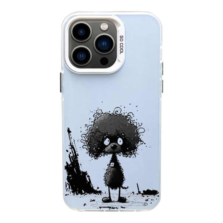 Color Ink Frosted PC+TPU Phone Case, For iPhone 14 Pro, For iPhone 14 Pro Max, For iPhone 13 Pro Max