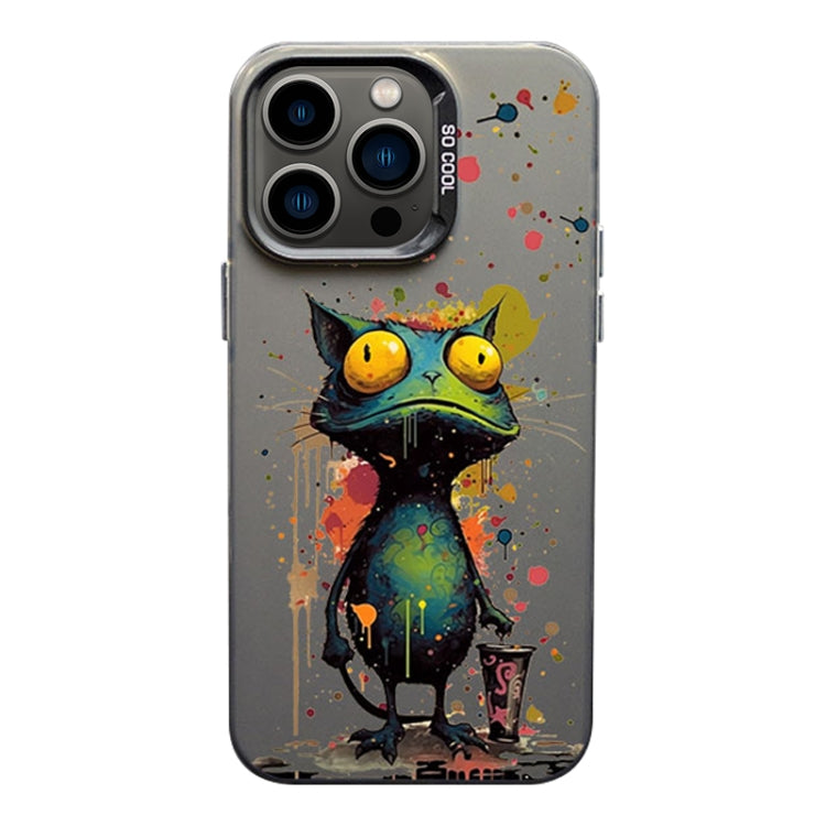 Color Ink Frosted PC+TPU Phone Case, For iPhone 13 Pro, For iPhone 13, For iPhone 12