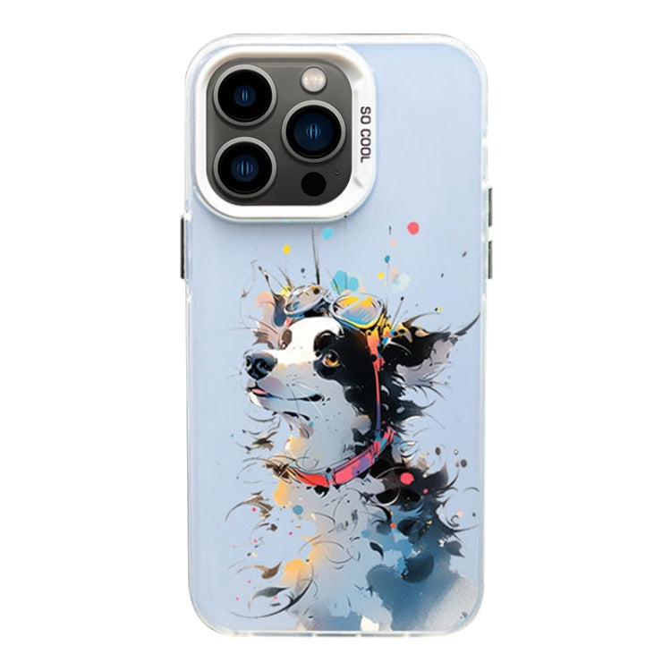 Color Ink Frosted PC+TPU Phone Case, For iPhone 13 Pro, For iPhone 13, For iPhone 12