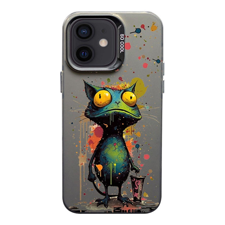 Color Ink Frosted PC+TPU Phone Case, For iPhone 13 Pro, For iPhone 13, For iPhone 12
