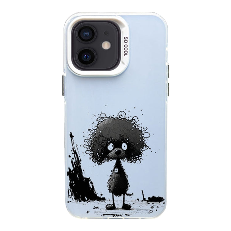 Color Ink Frosted PC+TPU Phone Case, For iPhone 13 Pro, For iPhone 13, For iPhone 12