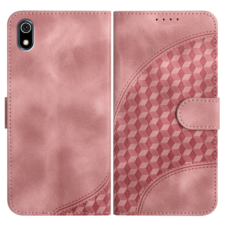 YX0060 Elephant Head Embossed Phone Leather Case with Lanyard, For Xiaomi Mi CC9, For Xiaomi Redmi K20, For Xiaomi Redmi 7A, For Xiaomi Redmi 7, For Xiaomi Redmi Note 7/7 Pro, For Xiaomi Redmi Go