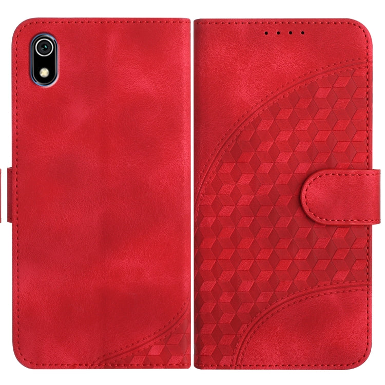 YX0060 Elephant Head Embossed Phone Leather Case with Lanyard, For Xiaomi Mi CC9, For Xiaomi Redmi K20, For Xiaomi Redmi 7A, For Xiaomi Redmi 7, For Xiaomi Redmi Note 7/7 Pro, For Xiaomi Redmi Go