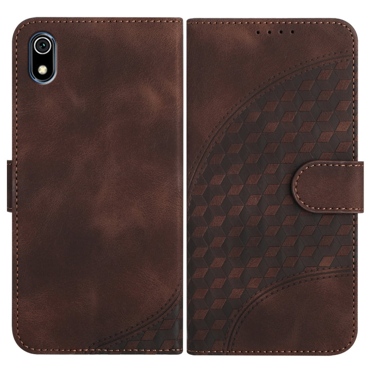 YX0060 Elephant Head Embossed Phone Leather Case with Lanyard, For Xiaomi Mi CC9, For Xiaomi Redmi K20, For Xiaomi Redmi 7A, For Xiaomi Redmi 7, For Xiaomi Redmi Note 7/7 Pro, For Xiaomi Redmi Go