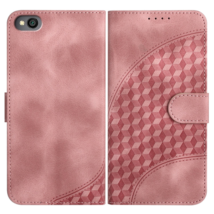 YX0060 Elephant Head Embossed Phone Leather Case with Lanyard, For Xiaomi Mi CC9, For Xiaomi Redmi K20, For Xiaomi Redmi 7A, For Xiaomi Redmi 7, For Xiaomi Redmi Note 7/7 Pro, For Xiaomi Redmi Go