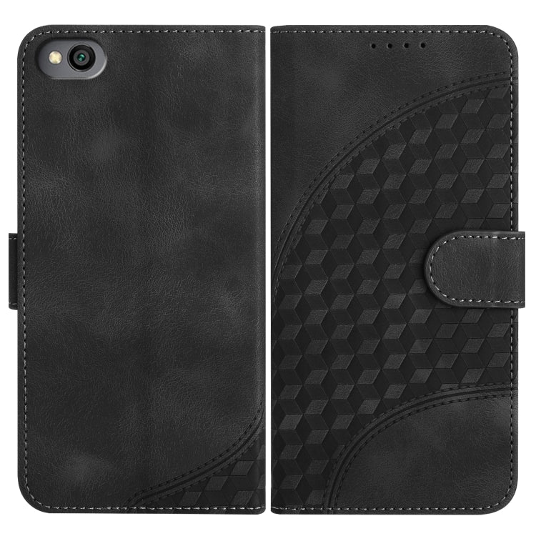 YX0060 Elephant Head Embossed Phone Leather Case with Lanyard, For Xiaomi Mi CC9, For Xiaomi Redmi K20, For Xiaomi Redmi 7A, For Xiaomi Redmi 7, For Xiaomi Redmi Note 7/7 Pro, For Xiaomi Redmi Go