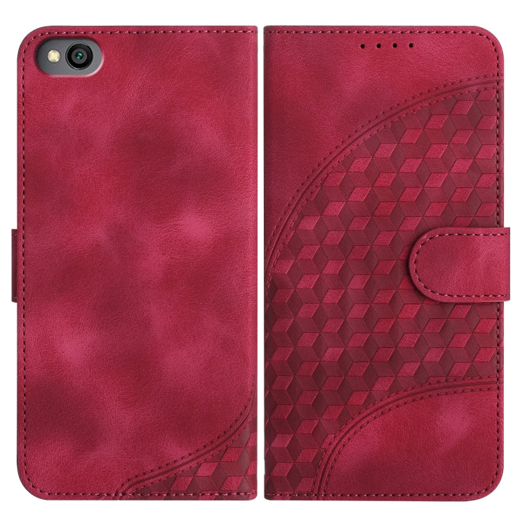 YX0060 Elephant Head Embossed Phone Leather Case with Lanyard, For Xiaomi Mi CC9, For Xiaomi Redmi K20, For Xiaomi Redmi 7A, For Xiaomi Redmi 7, For Xiaomi Redmi Note 7/7 Pro, For Xiaomi Redmi Go