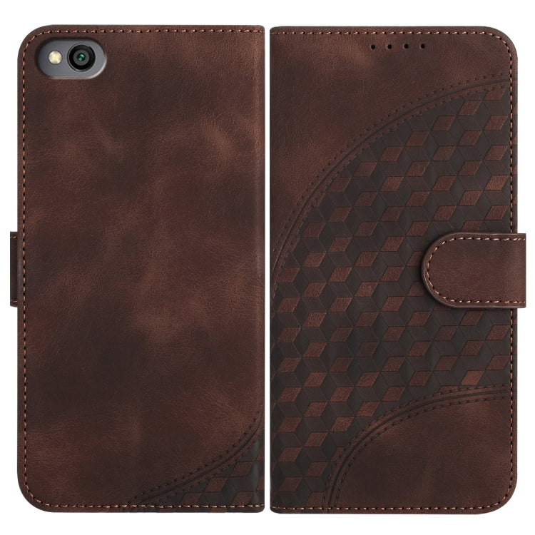 YX0060 Elephant Head Embossed Phone Leather Case with Lanyard, For Xiaomi Mi CC9, For Xiaomi Redmi K20, For Xiaomi Redmi 7A, For Xiaomi Redmi 7, For Xiaomi Redmi Note 7/7 Pro, For Xiaomi Redmi Go