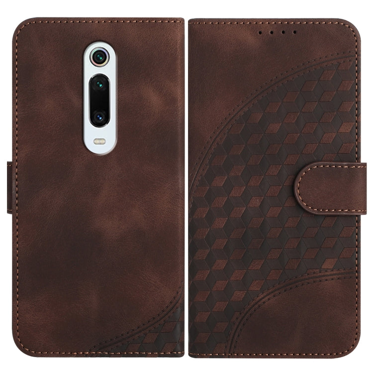 YX0060 Elephant Head Embossed Phone Leather Case with Lanyard, For Xiaomi Mi CC9, For Xiaomi Redmi K20, For Xiaomi Redmi 7A, For Xiaomi Redmi 7, For Xiaomi Redmi Note 7/7 Pro, For Xiaomi Redmi Go
