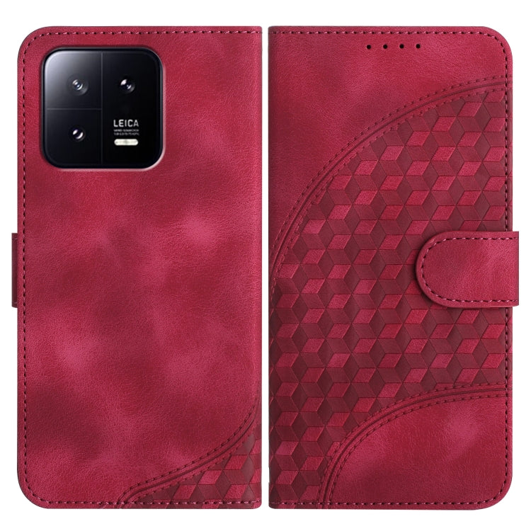 YX0060 Elephant Head Embossed Phone Leather Case with Lanyard, For Xiaomi Redmi Note 12 5G Global/Poco X5 5G, For Xiaomi Civi 2/13 Lite, For Xiaomi 13 Pro, For Xiaomi 13, For Xiaomi Redmi A1+, For Xiaomi Redmi K50 Ultra/12T/12T Pro