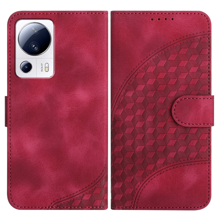 YX0060 Elephant Head Embossed Phone Leather Case with Lanyard, For Xiaomi Redmi Note 12 5G Global/Poco X5 5G, For Xiaomi Civi 2/13 Lite, For Xiaomi 13 Pro, For Xiaomi 13, For Xiaomi Redmi A1+, For Xiaomi Redmi K50 Ultra/12T/12T Pro