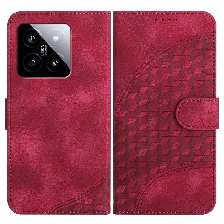 YX0060 Elephant Head Embossed Phone Leather Case with Lanyard, For Xiaomi 14, For Xiaomi Redmi Note 13 5G, For Xiaomi Redmi Note 13 Pro+ 5G, For Xiaomi Redmi Note 13 Pro 5G, For Xiaomi 13T/13T Pro/Redmi K60 Ultra, For Xiaomi Redmi 12 4G/5G/Note 12R
