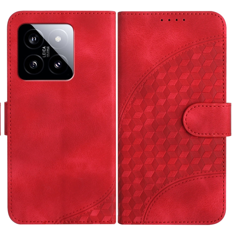 YX0060 Elephant Head Embossed Phone Leather Case with Lanyard, For Xiaomi 14, For Xiaomi Redmi Note 13 5G, For Xiaomi Redmi Note 13 Pro+ 5G, For Xiaomi Redmi Note 13 Pro 5G, For Xiaomi 13T/13T Pro/Redmi K60 Ultra, For Xiaomi Redmi 12 4G/5G/Note 12R