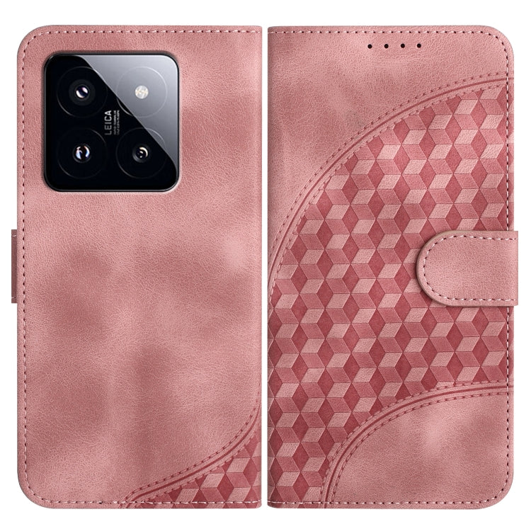 YX0060 Elephant Head Embossed Phone Leather Case with Lanyard, For Xiaomi Redmi A3, For Xiaomi Redmi Note 13 Pro 4G, For Xiaomi Redmi Note 13 4G, For Xiaomi Redmi 13C, For Xiaomi Redmi K70E, For Xiaomi 14 Pro