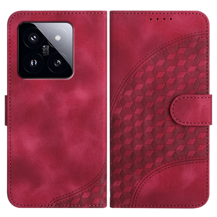 YX0060 Elephant Head Embossed Phone Leather Case with Lanyard, For Xiaomi Redmi A3, For Xiaomi Redmi Note 13 Pro 4G, For Xiaomi Redmi Note 13 4G, For Xiaomi Redmi 13C, For Xiaomi Redmi K70E, For Xiaomi 14 Pro