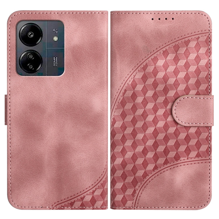 YX0060 Elephant Head Embossed Phone Leather Case with Lanyard, For Xiaomi Redmi A3, For Xiaomi Redmi Note 13 Pro 4G, For Xiaomi Redmi Note 13 4G, For Xiaomi Redmi 13C, For Xiaomi Redmi K70E, For Xiaomi 14 Pro