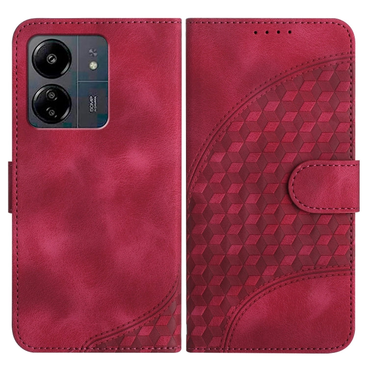 YX0060 Elephant Head Embossed Phone Leather Case with Lanyard, For Xiaomi Redmi A3, For Xiaomi Redmi Note 13 Pro 4G, For Xiaomi Redmi Note 13 4G, For Xiaomi Redmi 13C, For Xiaomi Redmi K70E, For Xiaomi 14 Pro