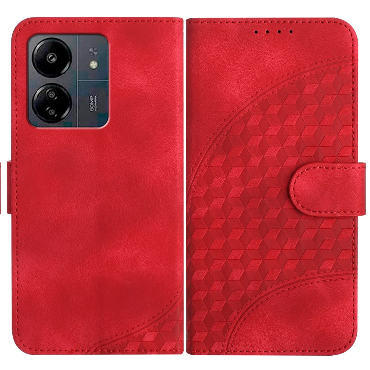 YX0060 Elephant Head Embossed Phone Leather Case with Lanyard, For Xiaomi Redmi A3, For Xiaomi Redmi Note 13 Pro 4G, For Xiaomi Redmi Note 13 4G, For Xiaomi Redmi 13C, For Xiaomi Redmi K70E, For Xiaomi 14 Pro