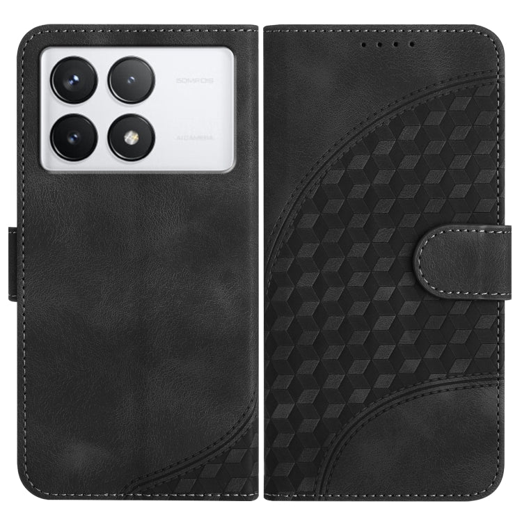 YX0060 Elephant Head Embossed Phone Leather Case with Lanyard, For Xiaomi Redmi A3, For Xiaomi Redmi Note 13 Pro 4G, For Xiaomi Redmi Note 13 4G, For Xiaomi Redmi 13C, For Xiaomi Redmi K70E, For Xiaomi 14 Pro