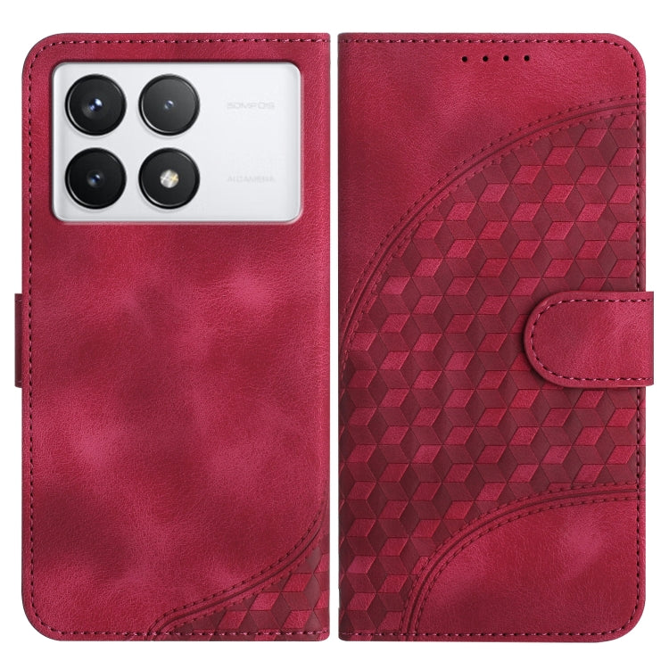 YX0060 Elephant Head Embossed Phone Leather Case with Lanyard, For Xiaomi Redmi A3, For Xiaomi Redmi Note 13 Pro 4G, For Xiaomi Redmi Note 13 4G, For Xiaomi Redmi 13C, For Xiaomi Redmi K70E, For Xiaomi 14 Pro