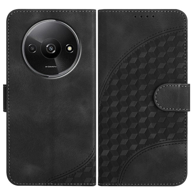 YX0060 Elephant Head Embossed Phone Leather Case with Lanyard, For Xiaomi Redmi A3, For Xiaomi Redmi Note 13 Pro 4G, For Xiaomi Redmi Note 13 4G, For Xiaomi Redmi 13C, For Xiaomi Redmi K70E, For Xiaomi 14 Pro