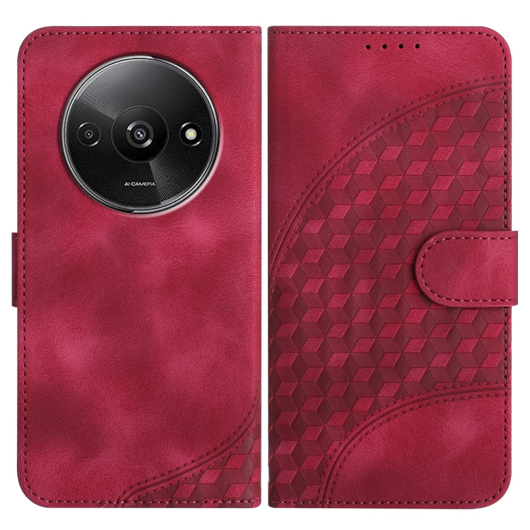 YX0060 Elephant Head Embossed Phone Leather Case with Lanyard, For Xiaomi Redmi A3, For Xiaomi Redmi Note 13 Pro 4G, For Xiaomi Redmi Note 13 4G, For Xiaomi Redmi 13C, For Xiaomi Redmi K70E, For Xiaomi 14 Pro