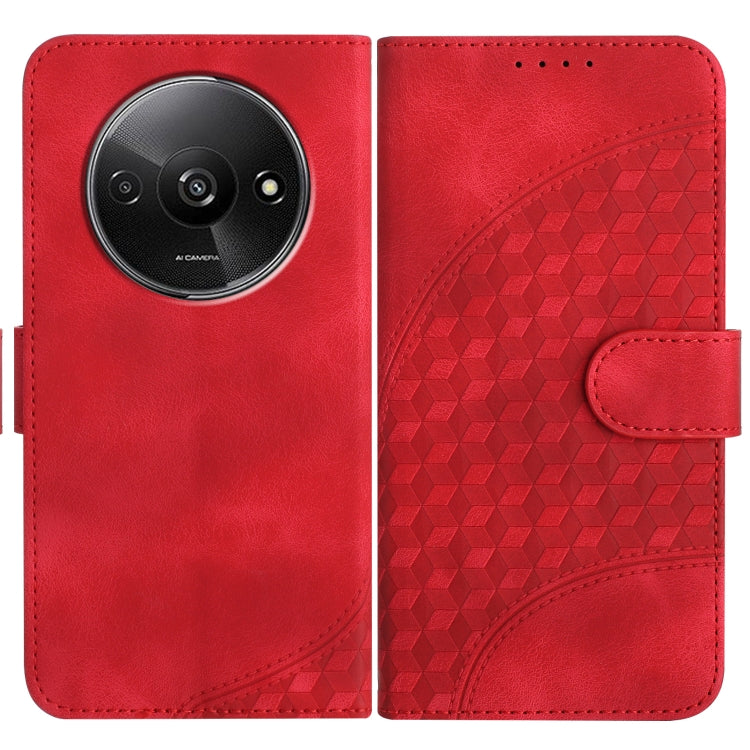YX0060 Elephant Head Embossed Phone Leather Case with Lanyard, For Xiaomi Redmi A3, For Xiaomi Redmi Note 13 Pro 4G, For Xiaomi Redmi Note 13 4G, For Xiaomi Redmi 13C, For Xiaomi Redmi K70E, For Xiaomi 14 Pro