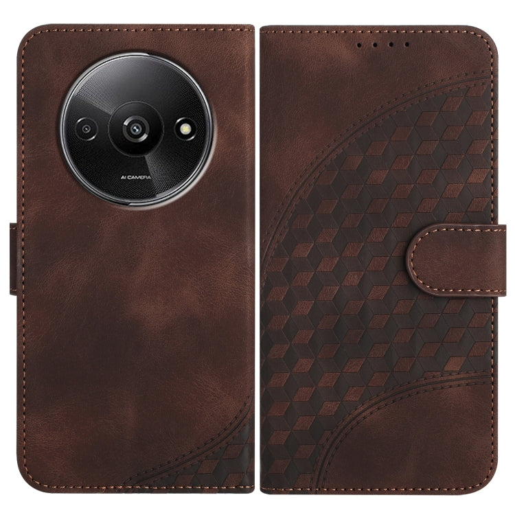 YX0060 Elephant Head Embossed Phone Leather Case with Lanyard, For Xiaomi Redmi A3, For Xiaomi Redmi Note 13 Pro 4G, For Xiaomi Redmi Note 13 4G, For Xiaomi Redmi 13C, For Xiaomi Redmi K70E, For Xiaomi 14 Pro