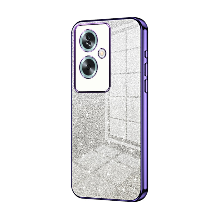 Gradient Glitter Powder Electroplated Phone Case, For OPPO A79 5G / A2, For OPPO A2m, For OPPO A2 Pro, For OPPO K11, For OPPO Reno10 / Reno10 Pro 5G Global, For OPPO Reno10 Pro+