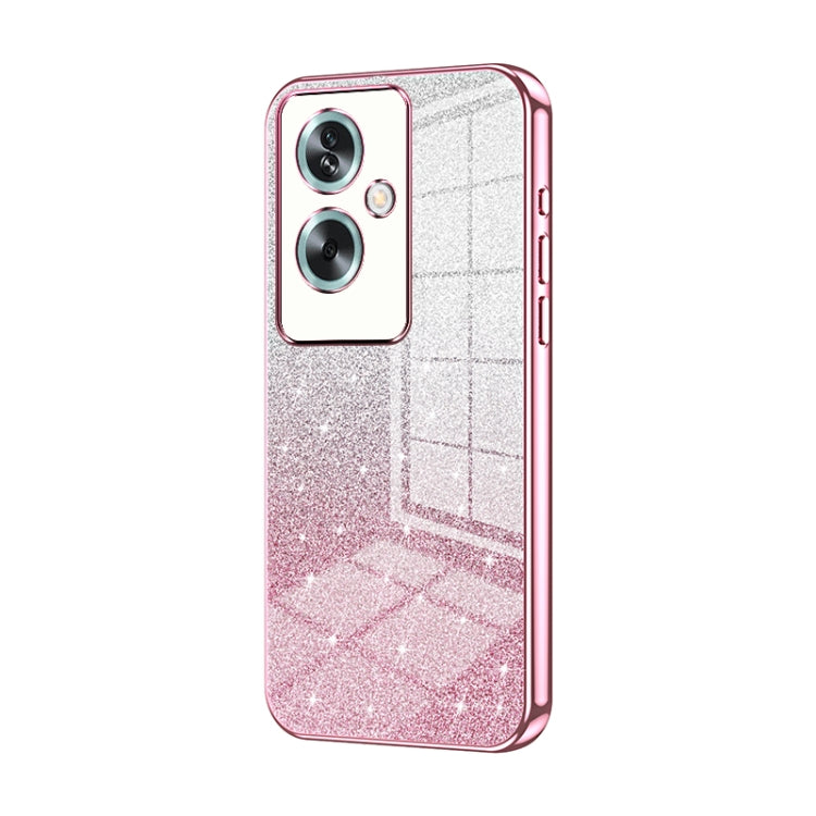 Gradient Glitter Powder Electroplated Phone Case, For OPPO A79 5G / A2, For OPPO A2m, For OPPO A2 Pro, For OPPO K11, For OPPO Reno10 / Reno10 Pro 5G Global, For OPPO Reno10 Pro+