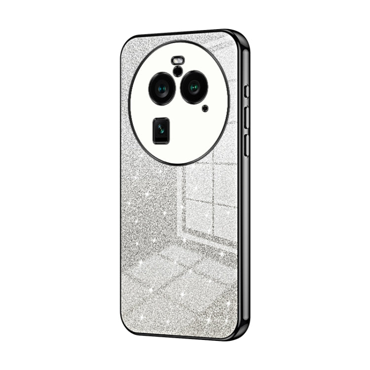Gradient Glitter Powder Electroplated Phone Case, For OPPO Find X6 Pro, For OPPO Find X6, For OPPO Reno8 T 5G, For OPPO Reno7 Z 5G / F21 Pro 5G, For OPPO A58 5G / A58x 5G, For OPPO Reno9 / Reno9 Pro