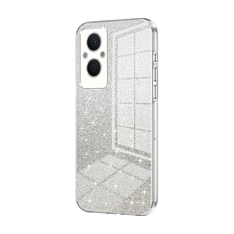Gradient Glitter Powder Electroplated Phone Case, For OPPO Find X6 Pro, For OPPO Find X6, For OPPO Reno8 T 5G, For OPPO Reno7 Z 5G / F21 Pro 5G, For OPPO A58 5G / A58x 5G, For OPPO Reno9 / Reno9 Pro