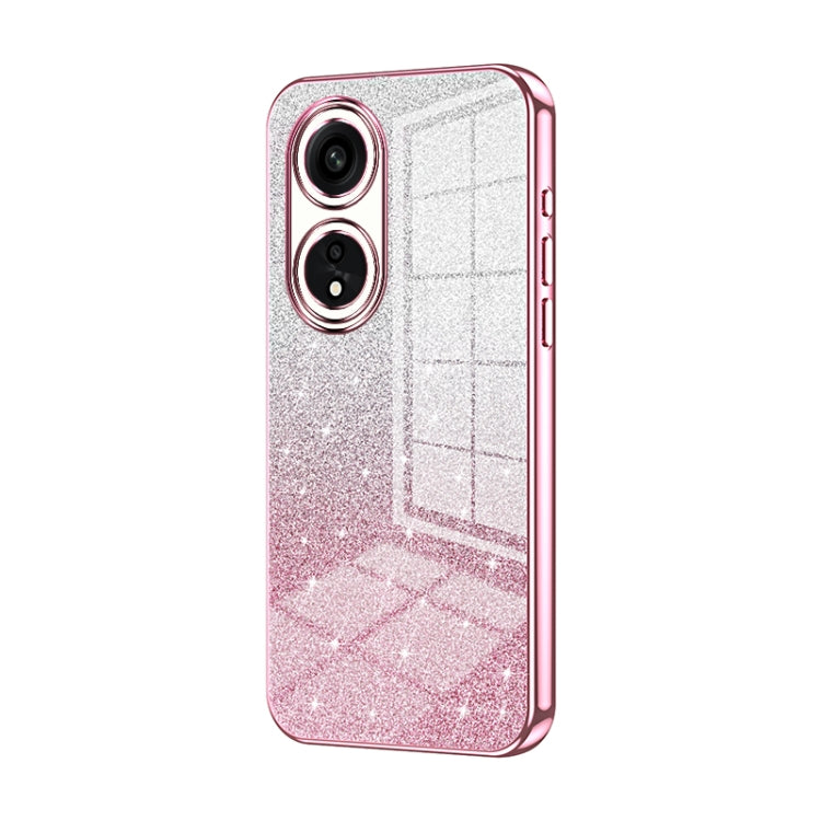 Gradient Glitter Powder Electroplated Phone Case, For OPPO Reno9 Pro+, For OPPO A1 Pro, For OPPO A17 / A17K, For OPPO K9s / K10 Energy, For OPPO Reno8 Pro+, For OPPO Reno8 Pro