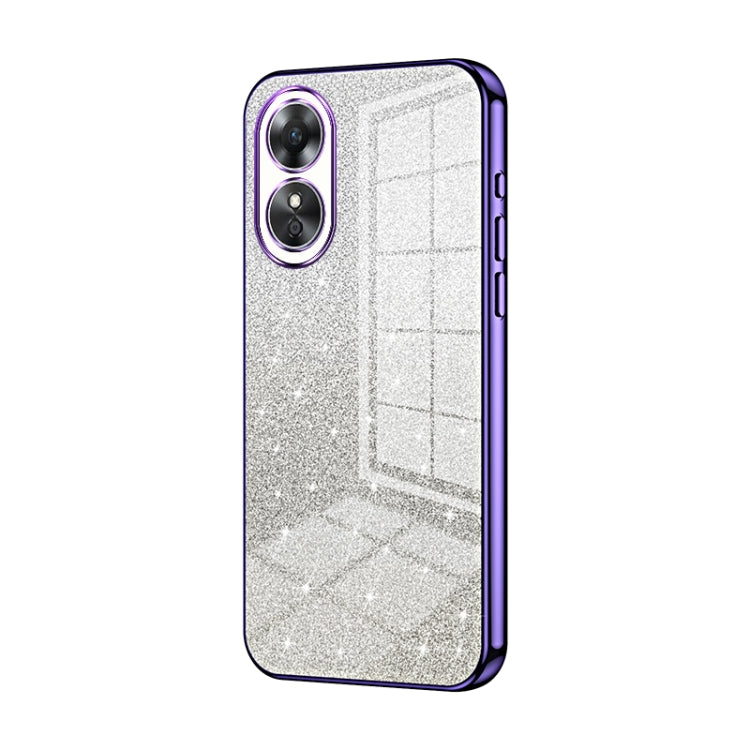 Gradient Glitter Powder Electroplated Phone Case, For OPPO Reno9 Pro+, For OPPO A1 Pro, For OPPO A17 / A17K, For OPPO K9s / K10 Energy, For OPPO Reno8 Pro+, For OPPO Reno8 Pro