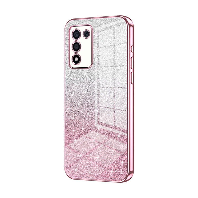 Gradient Glitter Powder Electroplated Phone Case, For OPPO Reno9 Pro+, For OPPO A1 Pro, For OPPO A17 / A17K, For OPPO K9s / K10 Energy, For OPPO Reno8 Pro+, For OPPO Reno8 Pro