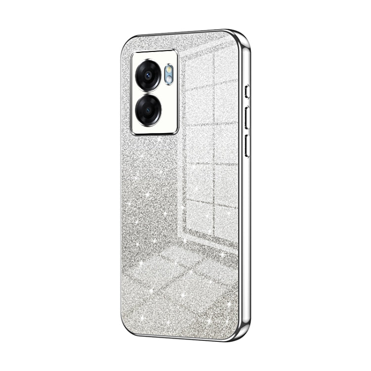 Gradient Glitter Powder Electroplated Phone Case, For OPPO Reno8, For OPPO Reno6 Pro+, For OPPO K10 Pro, For OPPO A57 5G, For OPPO Find X5 Pro, For OPPO Find X5
