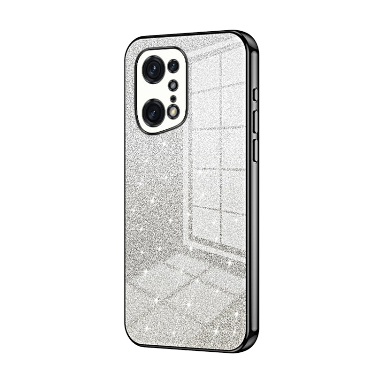 Gradient Glitter Powder Electroplated Phone Case, For OPPO Reno8, For OPPO Reno6 Pro+, For OPPO K10 Pro, For OPPO A57 5G, For OPPO Find X5 Pro, For OPPO Find X5