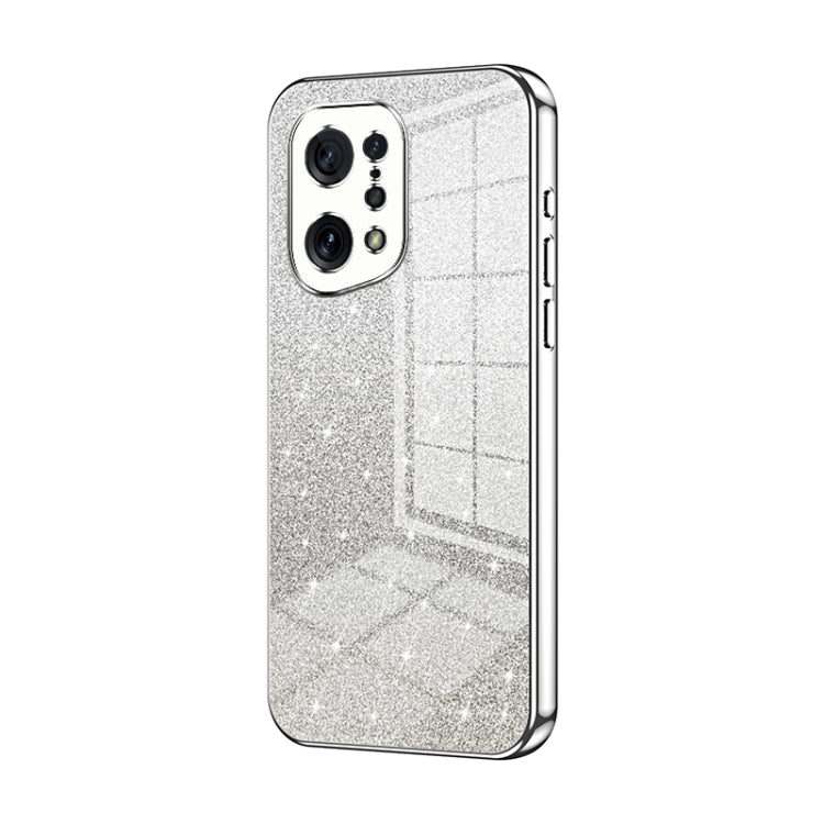 Gradient Glitter Powder Electroplated Phone Case, For OPPO Reno8, For OPPO Reno6 Pro+, For OPPO K10 Pro, For OPPO A57 5G, For OPPO Find X5 Pro, For OPPO Find X5