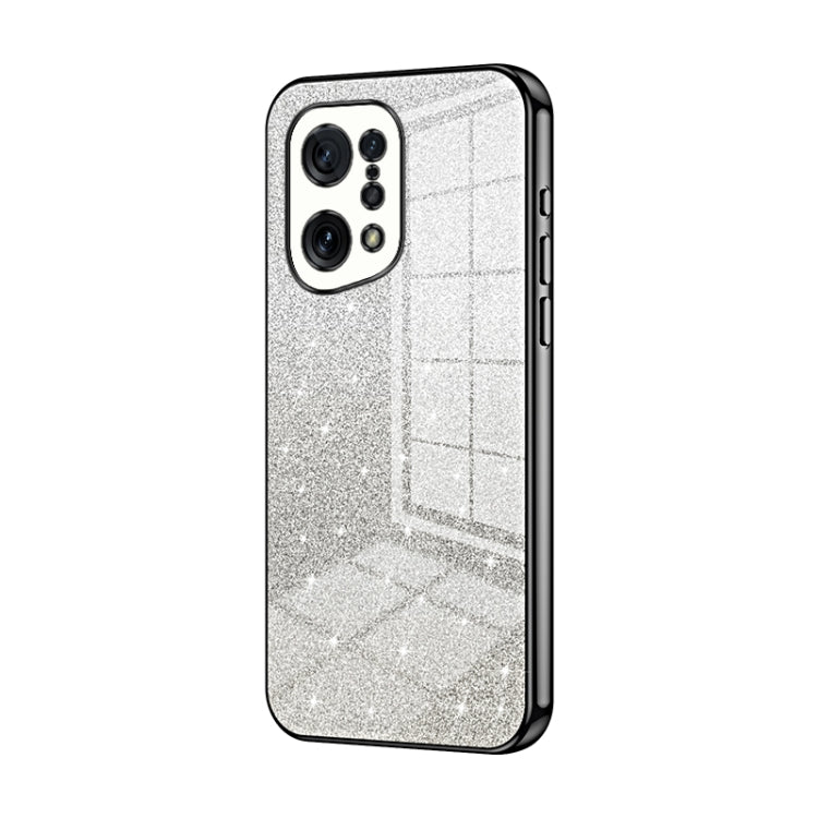 Gradient Glitter Powder Electroplated Phone Case, For OPPO Reno8, For OPPO Reno6 Pro+, For OPPO K10 Pro, For OPPO A57 5G, For OPPO Find X5 Pro, For OPPO Find X5
