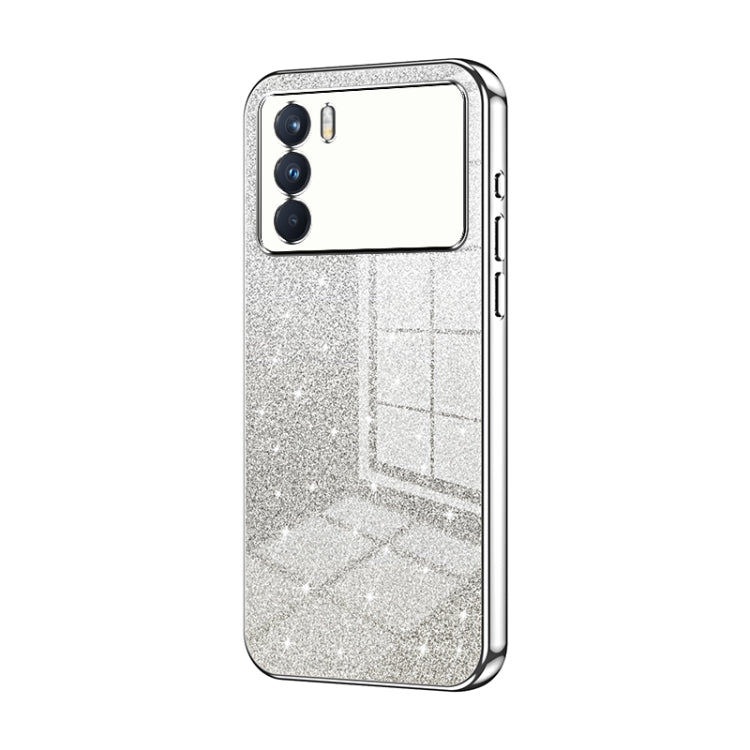 Gradient Glitter Powder Electroplated Phone Case, For OPPO Reno7 SE, For OPPO K9 Pro, For OPPO A93s 5G, For OPPO Reno6 Indian / Malay, For OPPO Reno6 Pro Indian, For OPPO K9