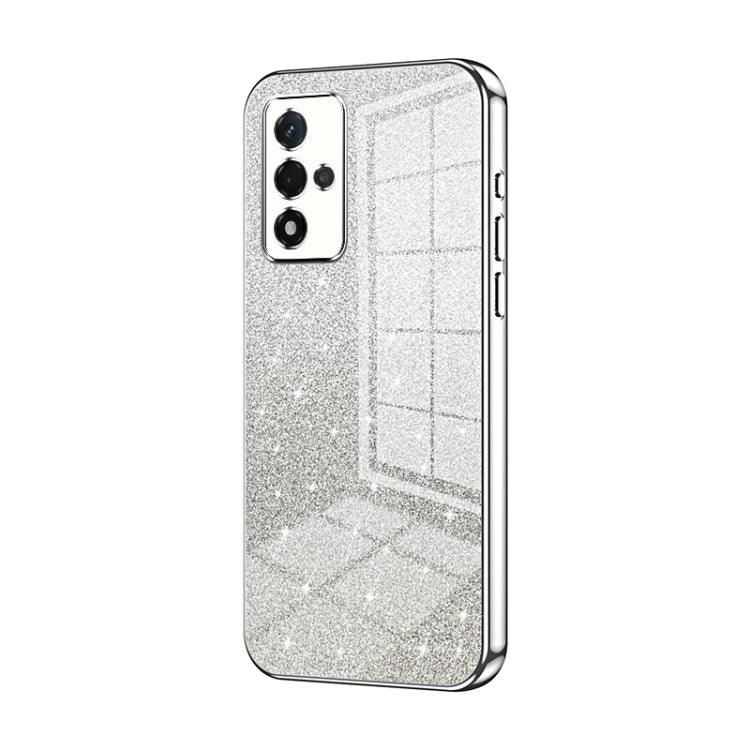 Gradient Glitter Powder Electroplated Phone Case, For OPPO Reno7 SE, For OPPO K9 Pro, For OPPO A93s 5G, For OPPO Reno6 Indian / Malay, For OPPO Reno6 Pro Indian, For OPPO K9
