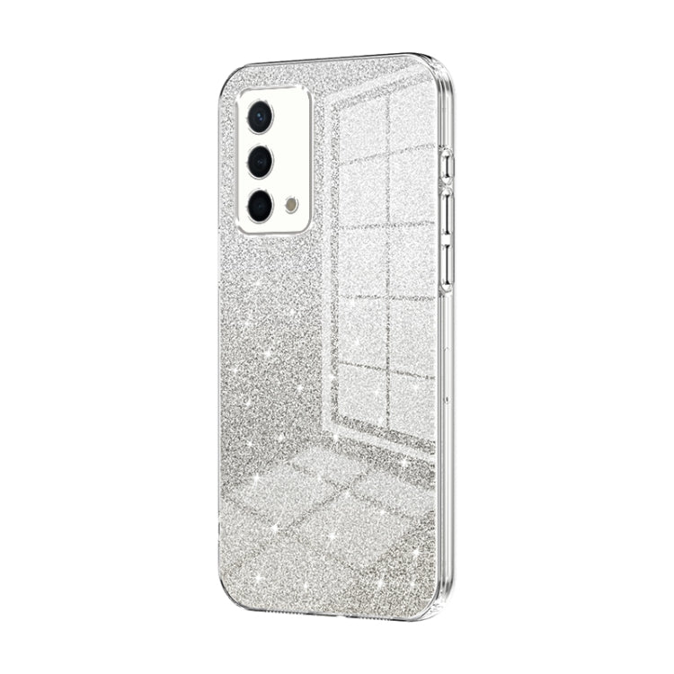 Gradient Glitter Powder Electroplated Phone Case, For OPPO Reno7 SE, For OPPO K9 Pro, For OPPO A93s 5G, For OPPO Reno6 Indian / Malay, For OPPO Reno6 Pro Indian, For OPPO K9