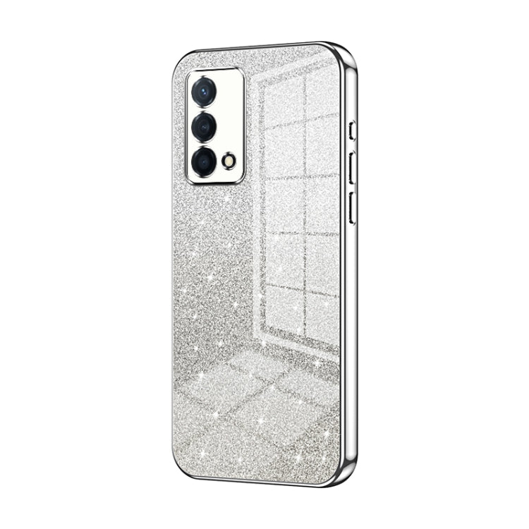 Gradient Glitter Powder Electroplated Phone Case, For OPPO Reno7 SE, For OPPO K9 Pro, For OPPO A93s 5G, For OPPO Reno6 Indian / Malay, For OPPO Reno6 Pro Indian, For OPPO K9