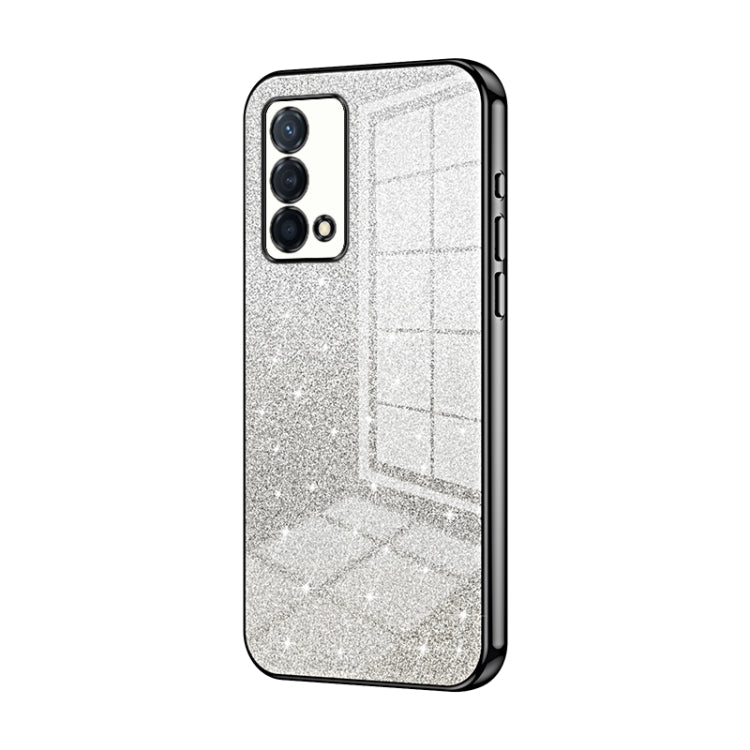 Gradient Glitter Powder Electroplated Phone Case, For OPPO Reno7 SE, For OPPO K9 Pro, For OPPO A93s 5G, For OPPO Reno6 Indian / Malay, For OPPO Reno6 Pro Indian, For OPPO K9
