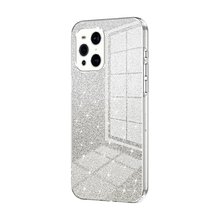 Gradient Glitter Powder Electroplated Phone Case, For OPPO A94 4G, For OPPO Find X3 / Find X3 Pro, For OPPO Reno5 4G/5G / Reno5 K, For OPPO Reno5 Pro+, For OPPO Reno5 Pro, For OPPO K7x / Realme V5 5G